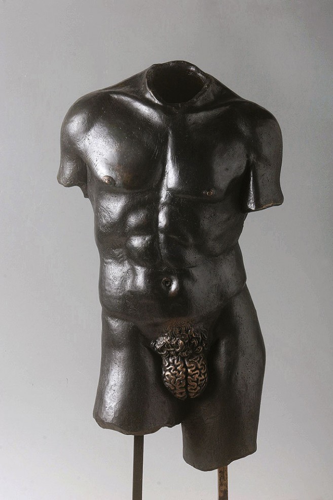 Rational, 2004-2007 / Cast bronze / 80 x 30 x 25 cm
