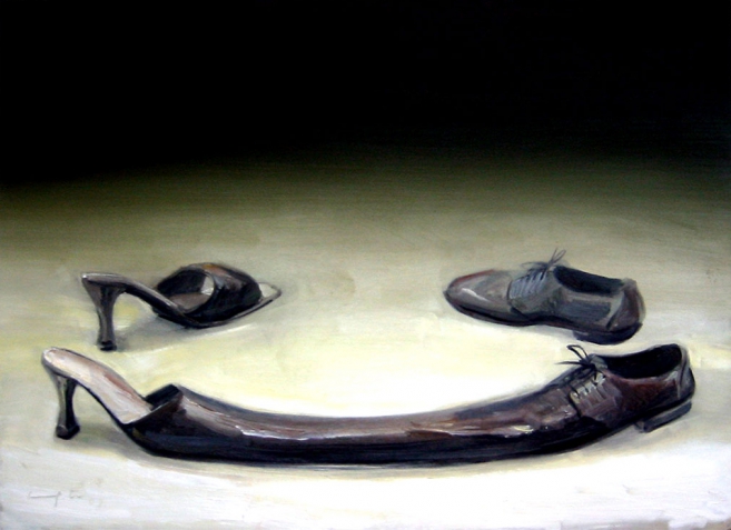 Married, 2004 / Mixed media on canvas / 70 x 100 cm