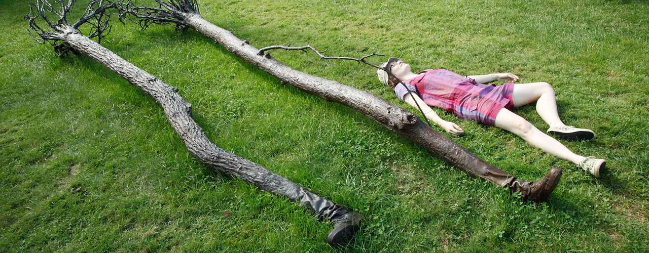 Migrant, 2010-2013 / Bronce / Dimensiones variables / LongHouse Reserve, East Hamptons, NY, USA