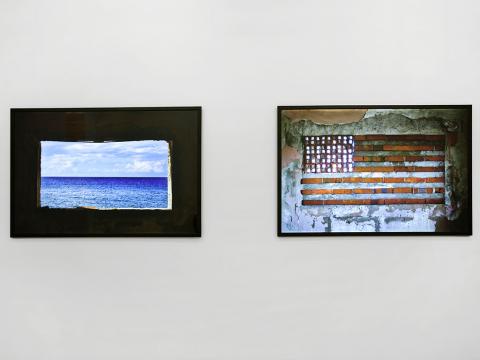 In and Out, Before and After, 2010 / Dos cajas de luz (Díptico) / 100 x 150 x 5 cm each one