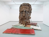 Inmanencia, 2015 / Bisagras, puertas de madera y  metal / 305 x 457 x 457 cm ( Dimensiones variable )